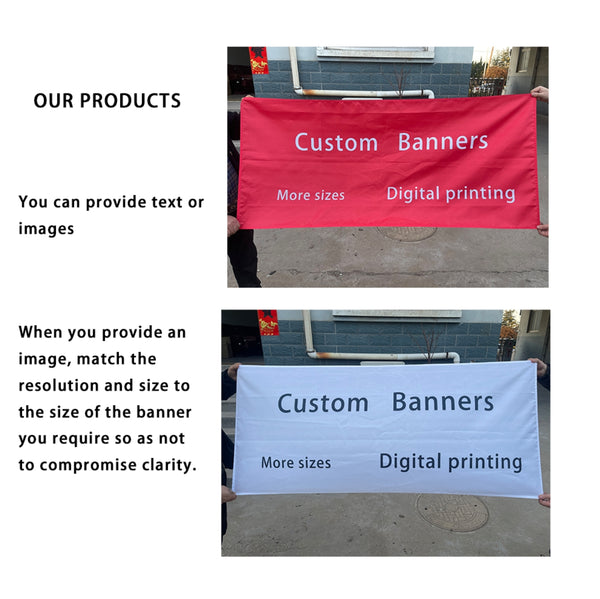 【DIY】Customized banners, suitable for advertising, decoration.CU1