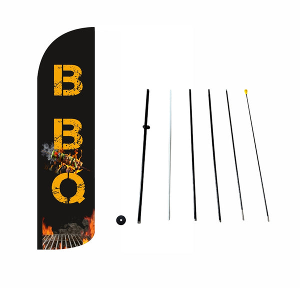 BBQ-Knife flag【3x11.5ft】DDP-2